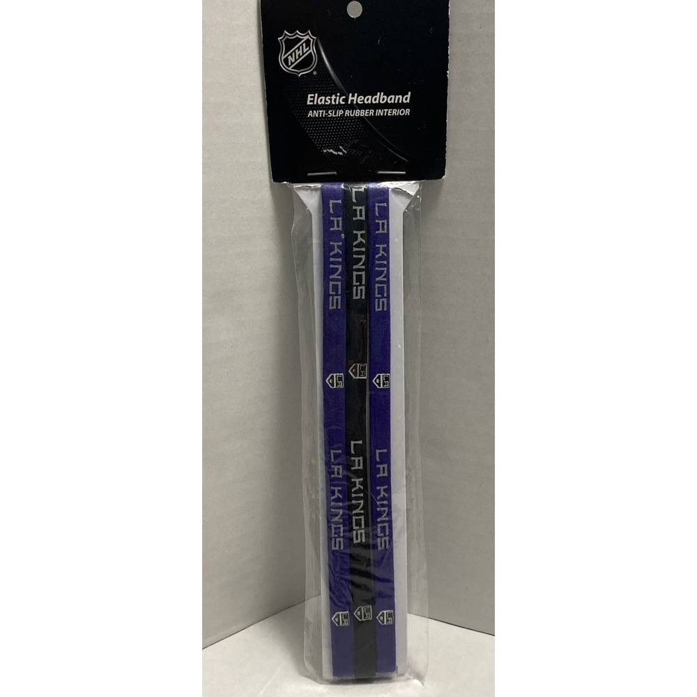 Los Angeles Kings NHL Licensed Elastic Headband 3-Pack  New Sealed